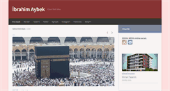 Desktop Screenshot of ibrahimaybek.com